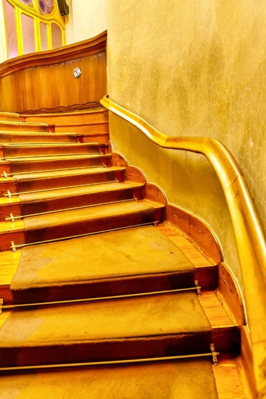 escaleras casa Batlló