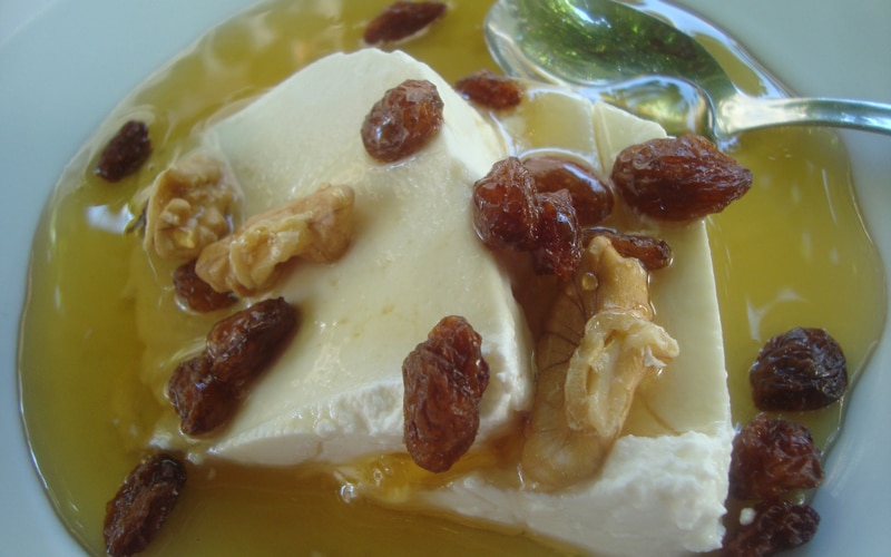 Queso Requeixo con miel 
