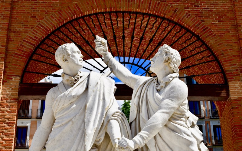 Daoiz y Velarde en la plaza del 2 de mayo