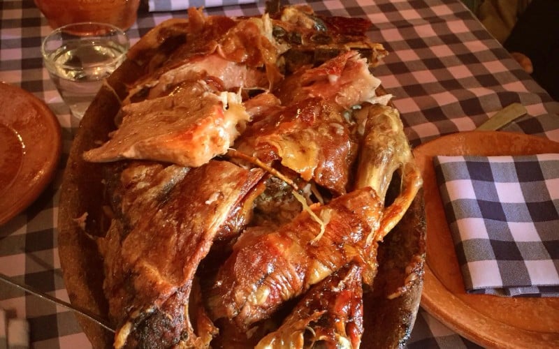 Lechazo asado