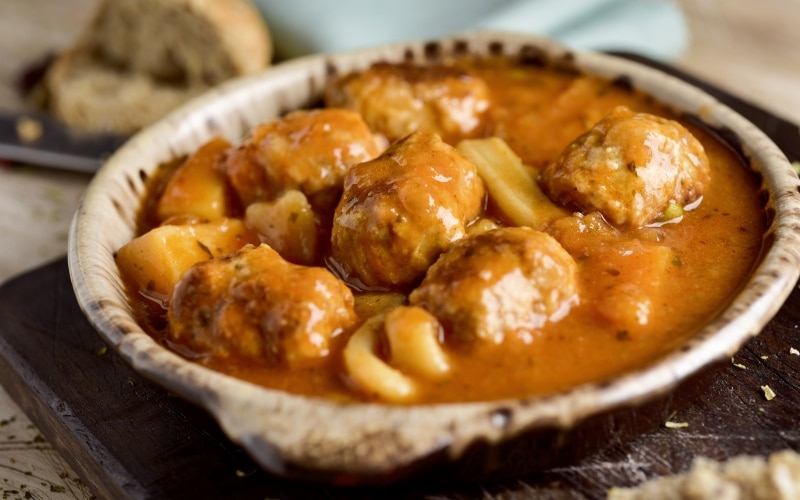 Albóndigas de choco de Huelva