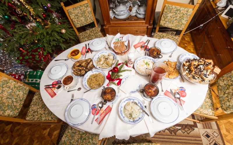 Una cena cualquiera de Nochebuena