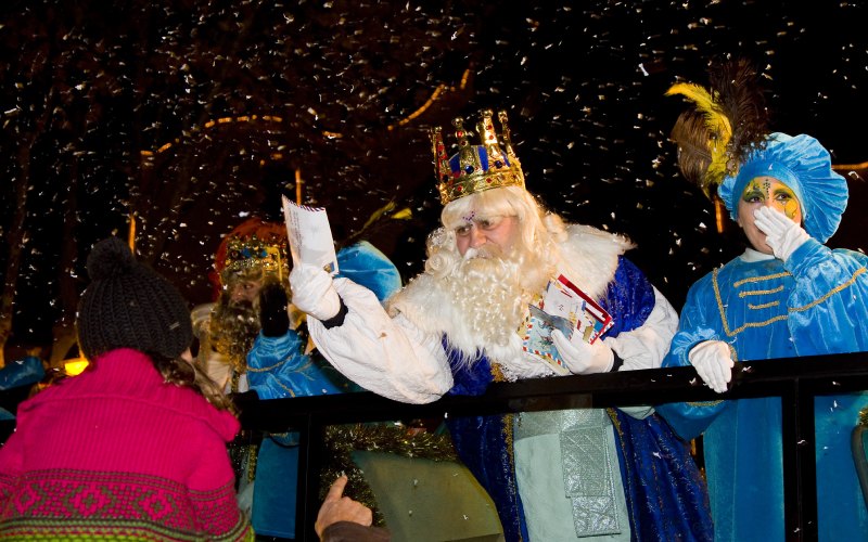 Reyes Magos en la cabalgata.| Shutterstock