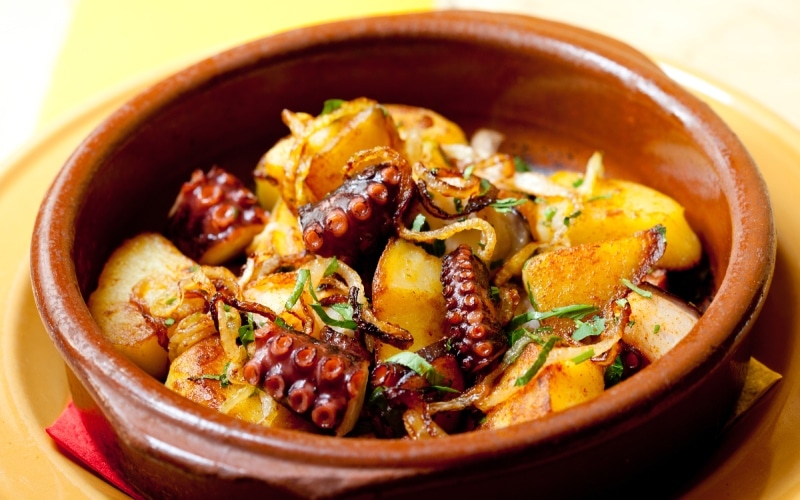 Fritá de pulpo