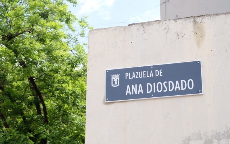 Plazuela de Ana Diosdado, en el madrileño barrio de Lavapiés