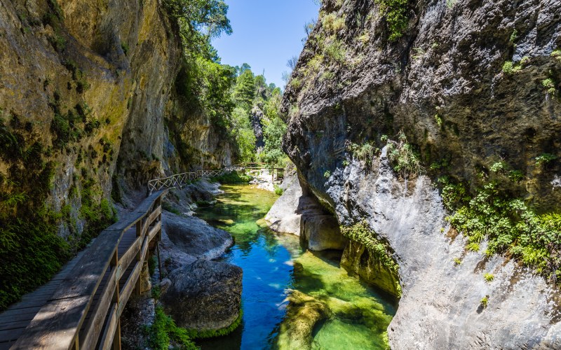 Senda del Río Borosa en la Sierra de Cazorla, Jaén