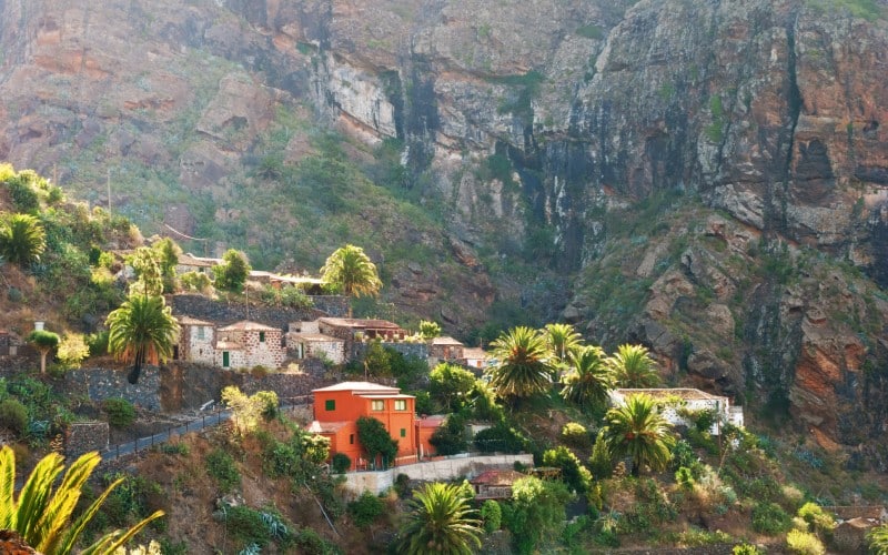 En Masca destacan, entre otras cosas, sus casas de colores