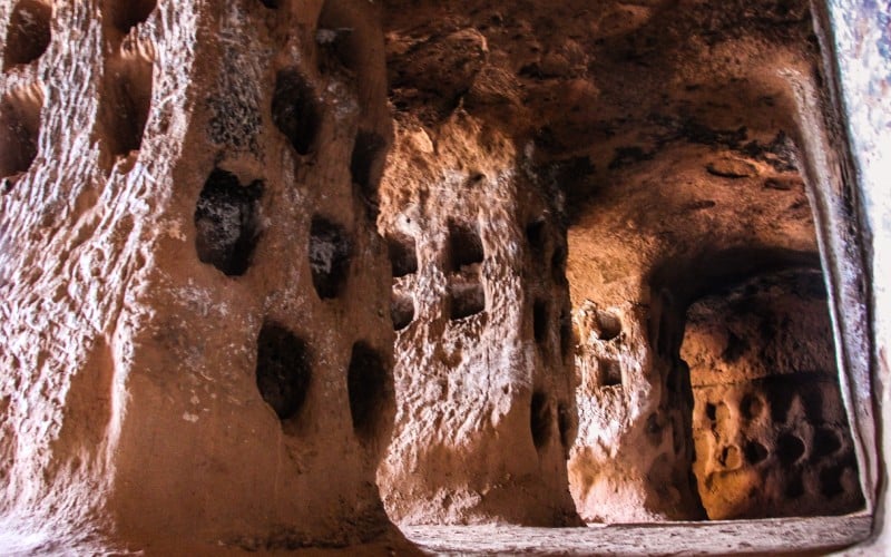 Una de las galerías que pueden recorrerse en el lugar