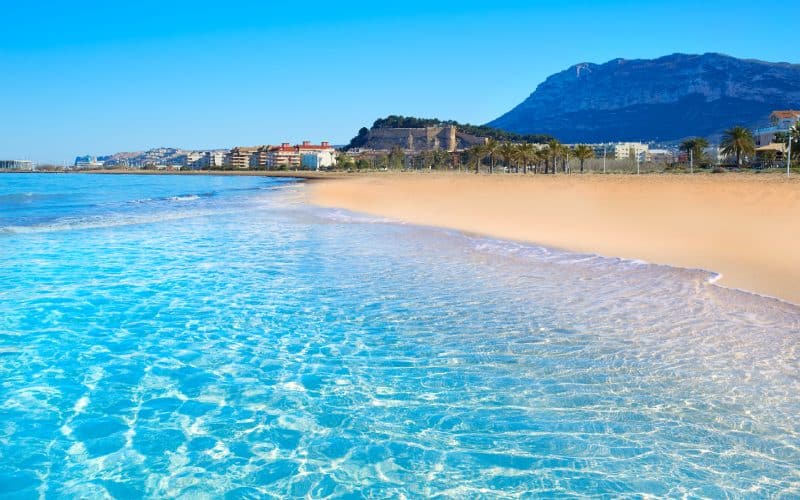 Vista del Montgó desde Dénia