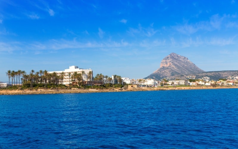 El Montgó desde Xábia