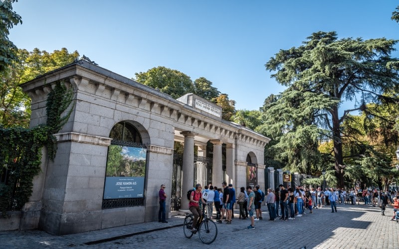 Entrada al Real Jardín Botánico de Madrid
