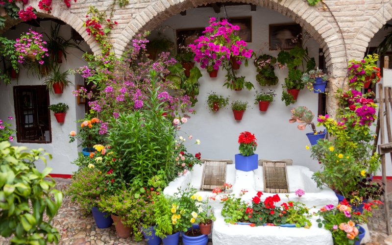 Arquitectura tradicional de los patios de Córdoba