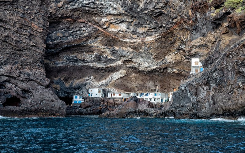 Porís de Candelaria, desde el agua