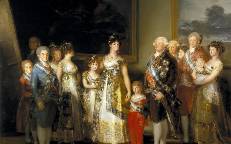 La familia de Carlos IV