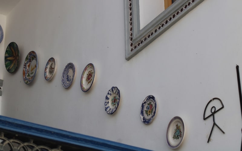 Indalo de Almería en una casa como protector