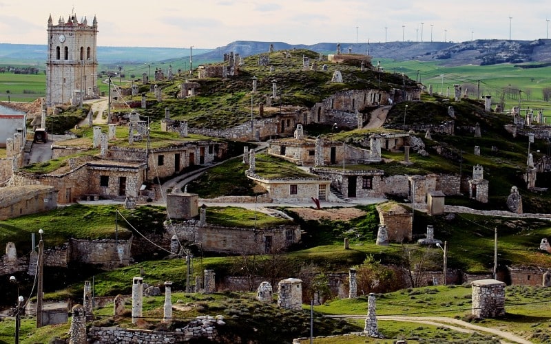 Panorámica de las bodegas de Baltanás