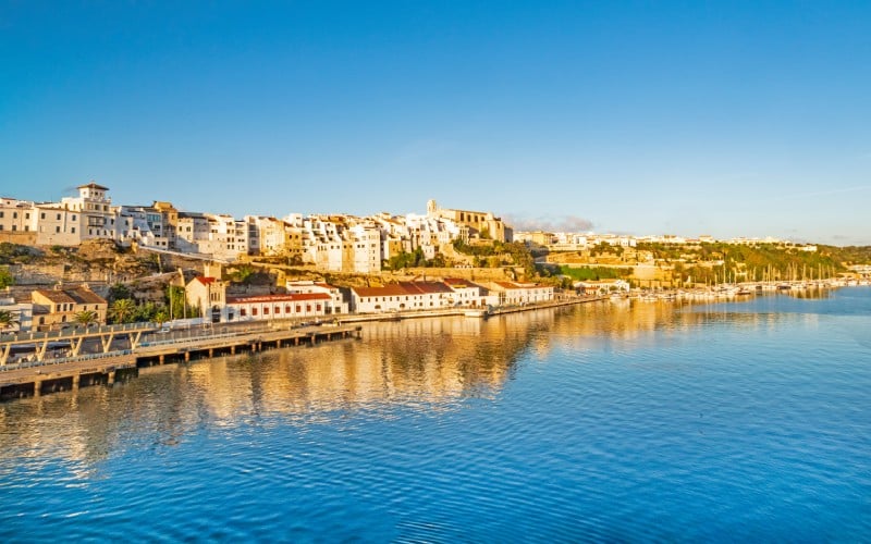 Vista panorámica de Mahón