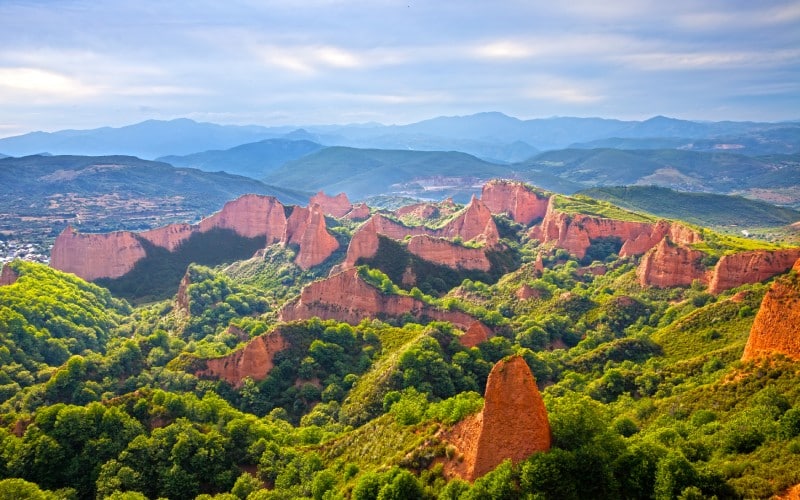 El impresionante paisaje de Las Médulas