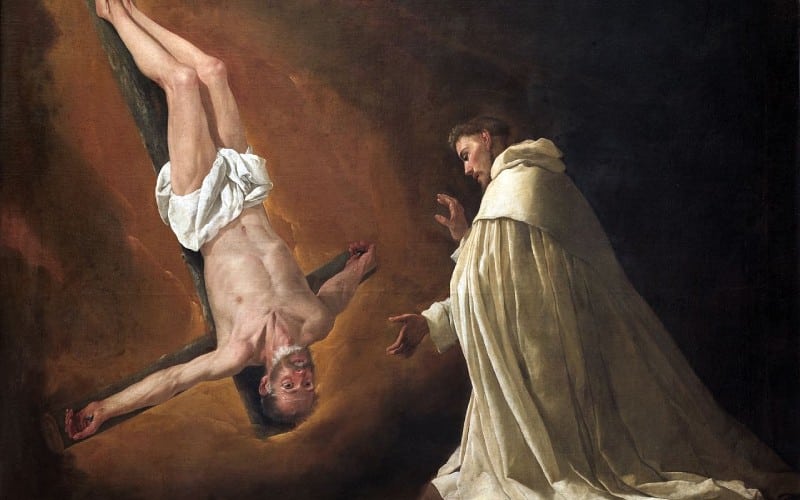 Aparición de San Pedro a San Pedro Nolasco de Francisco de Zurbarán