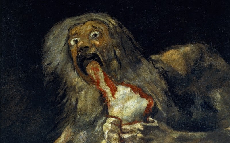 Saturno devorando a su hijo de Francisco de Goya | Wikipedia