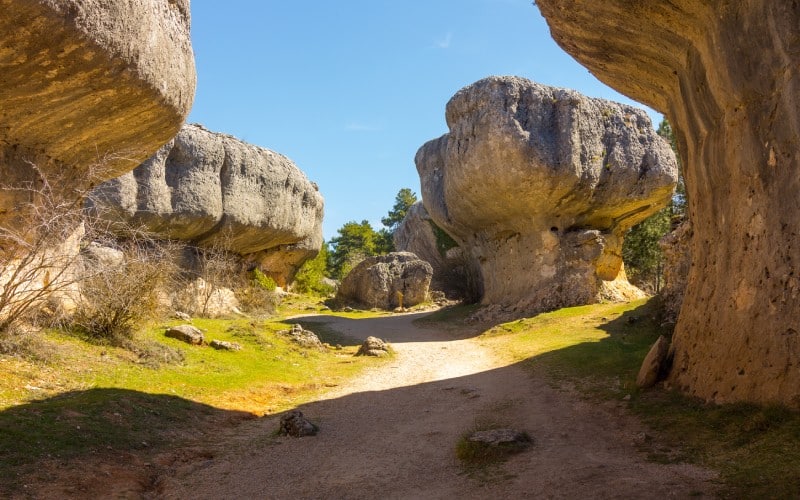 Ciudad Encantada, rocas con formas caprichosas