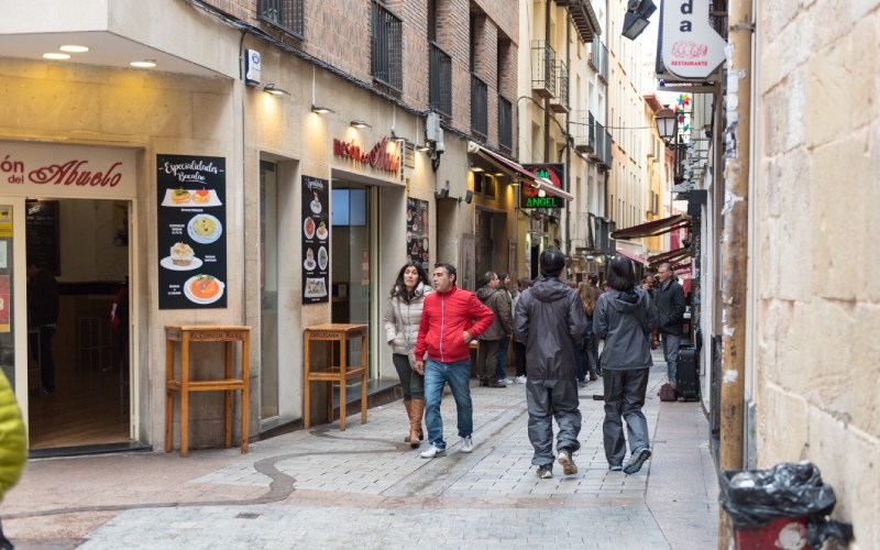 Calle del Laurel de Logroño