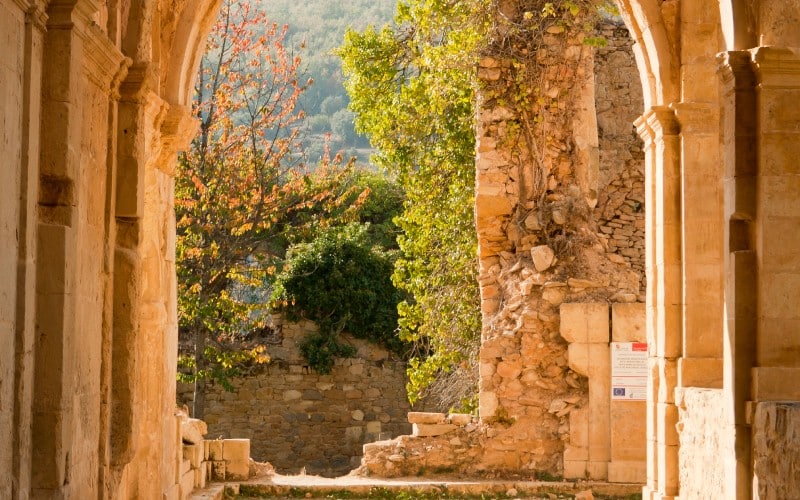 Así lucen las ruinas del Monasterio de Santa María de Rioseco