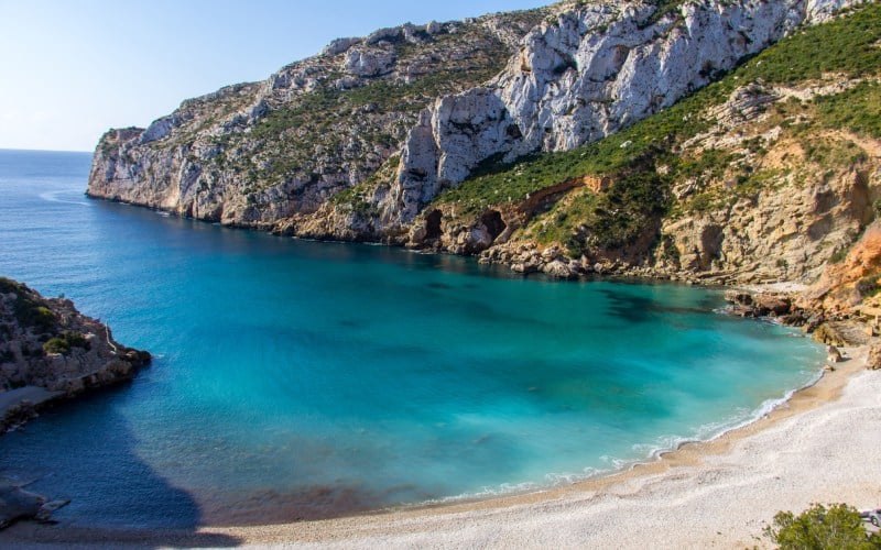 Playa de la Granadella de Jávea