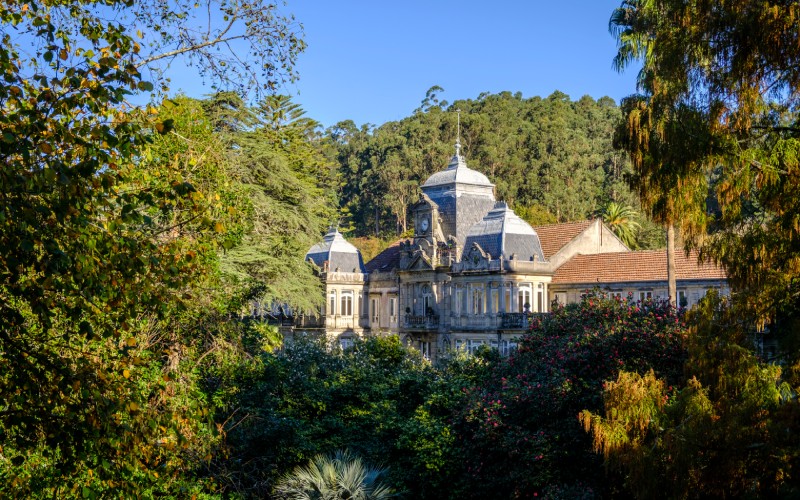 Vista del Pazo de Lourizán en medio del Bosque | Shutterstock
