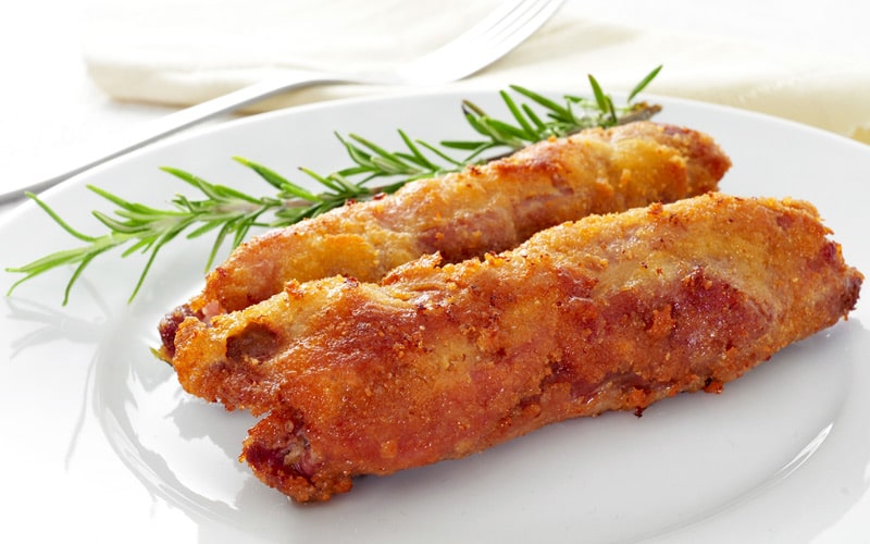 Plato de flamenquín de Córdoba