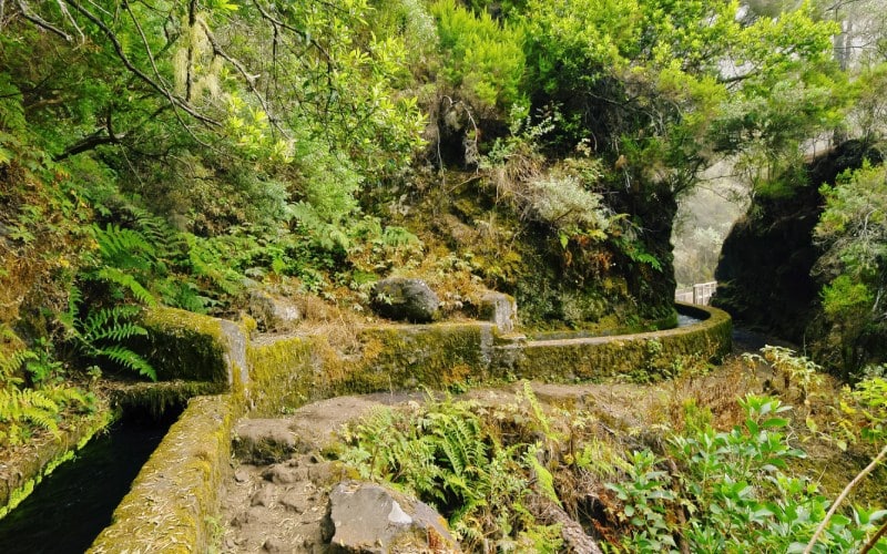 Inicio de la ruta de Marcos y Cordero, junto al canal