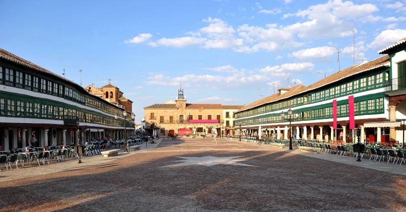 Vista general de la plaza de Almagro