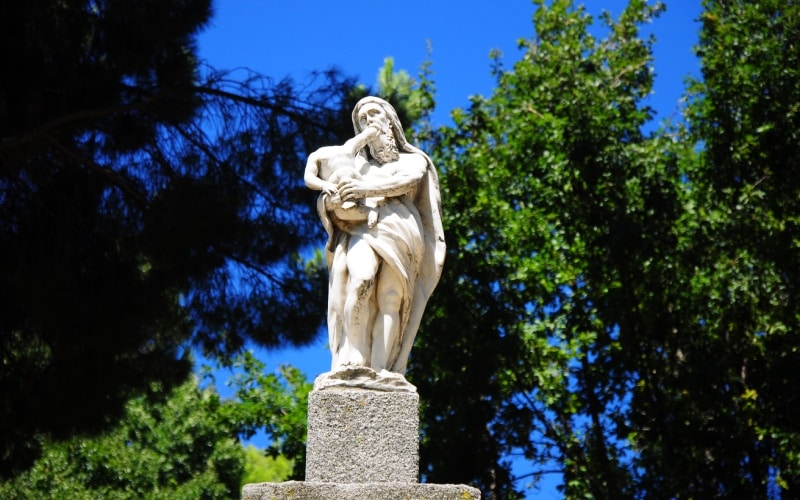 Saturno devorando a su hijo en El Capricho