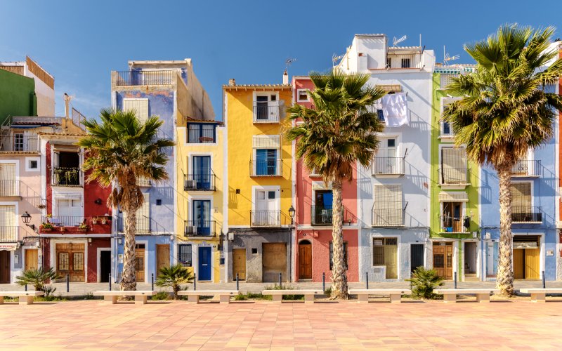 Las casas pintorescas de Villajoyosa