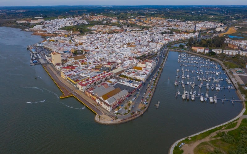 Vista aérea de Ayamonte