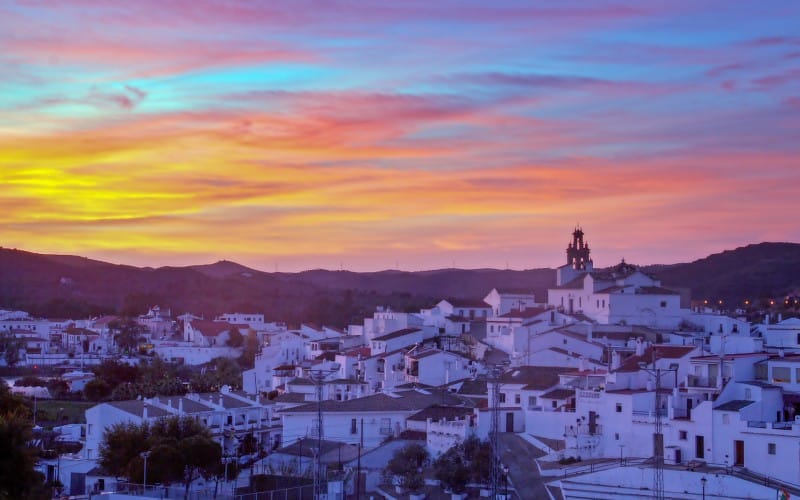 Atardecer en Sanlúcar de Guadiana