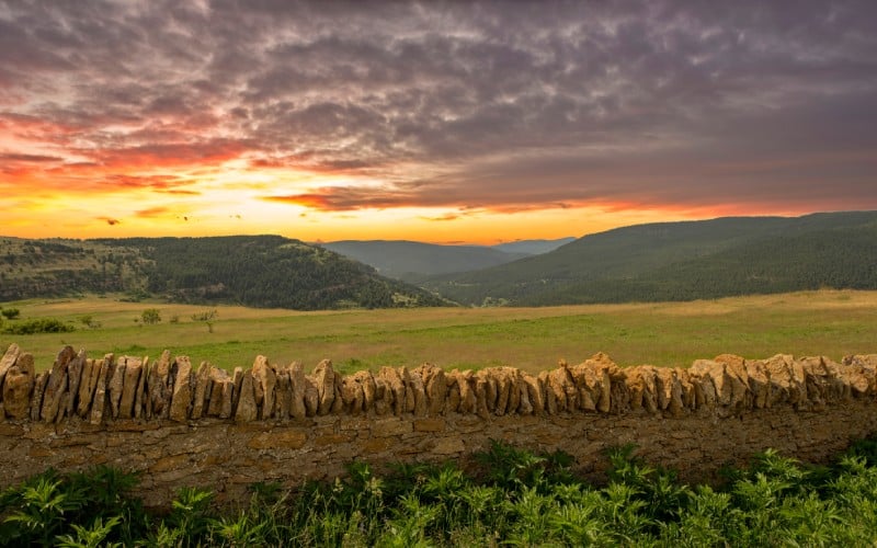 Atardecer en la Sierra Gúdar