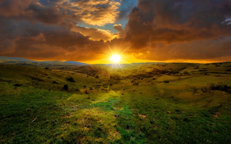 Atardecer en Valdelinares