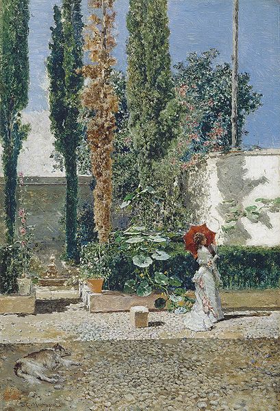 Cuadro 'Jardín de la casa de Fortuny'- Mariano Fortuny