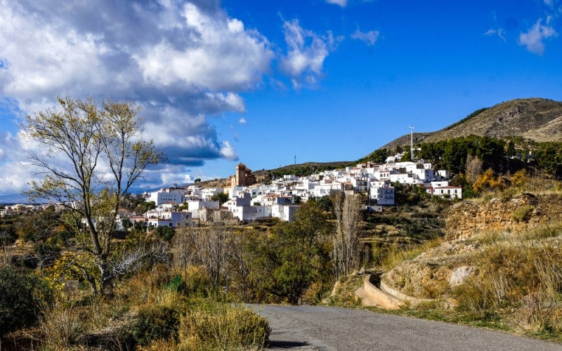 Unas maravillosas vistas a lo lejos de Laujar de Andarax