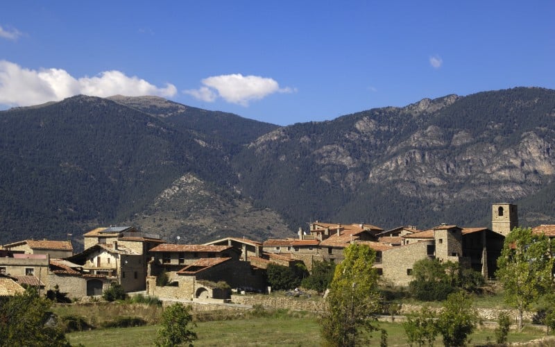 Así es el pueblo de Toloríu, escenario de esta historia