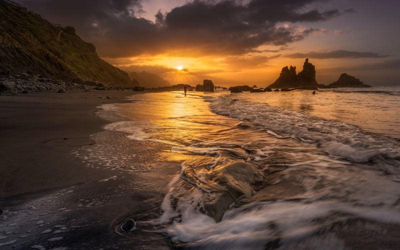 Playa de Benijo, al norte de Tenerife