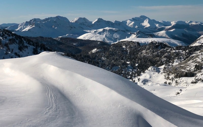 El Valle de Larra en Belagua, cubierto de nieve