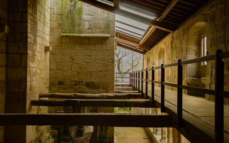 Parte del interior del monasterio