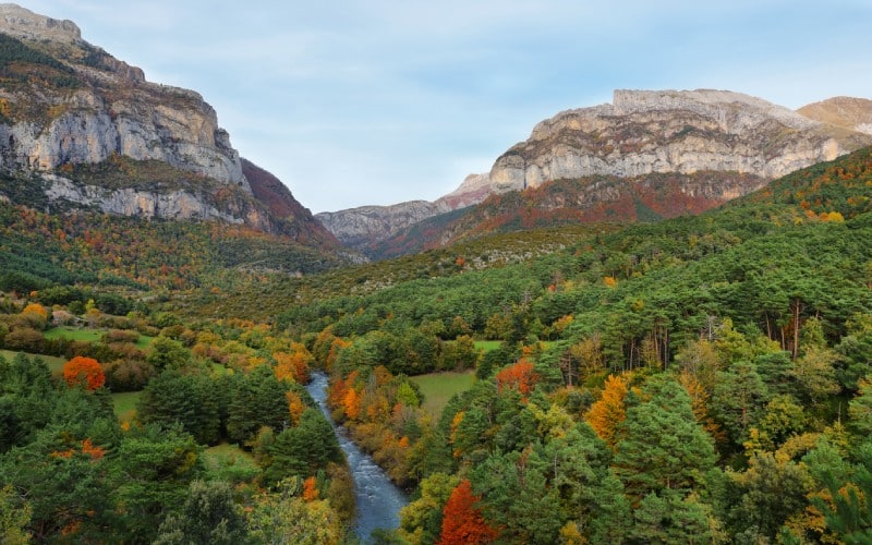 La belleza del valle de Hecho
