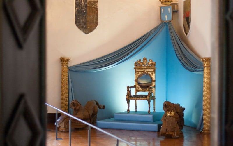 Trono de Gala en el castillo