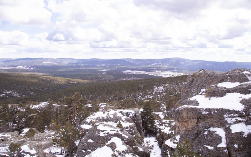 Vistas de Castroviejo nevado