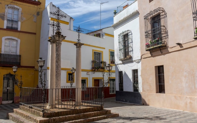 La antigua judería en el barrio de Santa Cruz de Sevilla