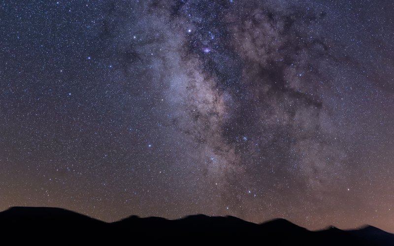 Cielo nocturno en Babia