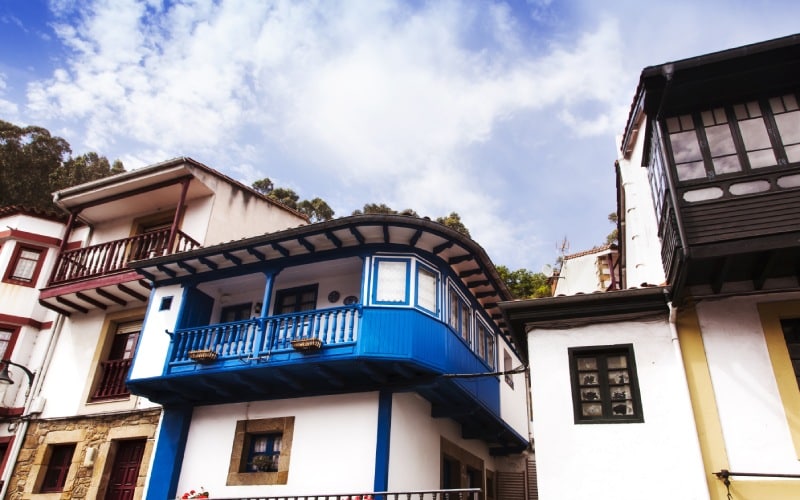Casas tradicionales de Tazones
